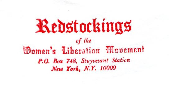 Tordenvejr pakke regnskyl About Redstockings of the Women's Liberation Movement